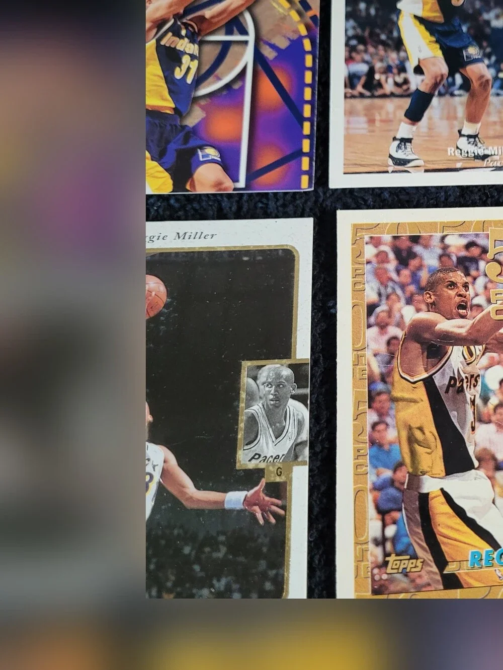 Reggie Miller Trading Card Lot